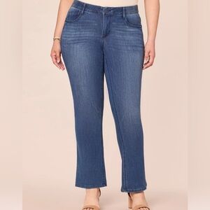 Democracy “Ab” Solution Itty Bitty Bootcut Plus Jeans